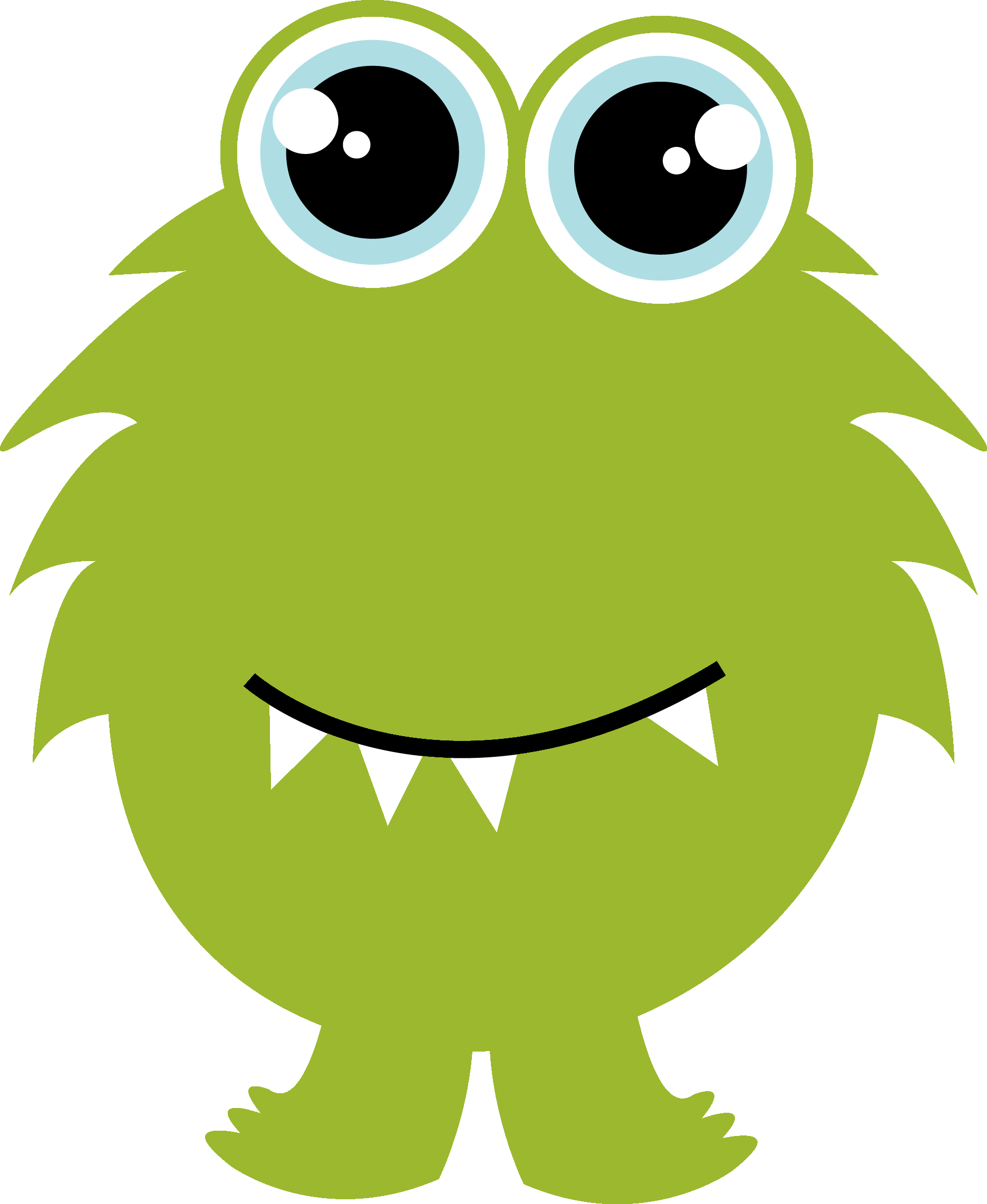 Freundliches Feedbackmonster-Maskottchen